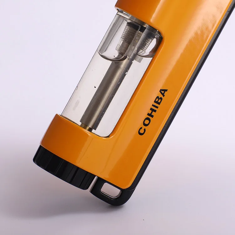 COHIBA гаджеты ветрозащитные 1 факел струйное пламя сигары легче чем газ бутан