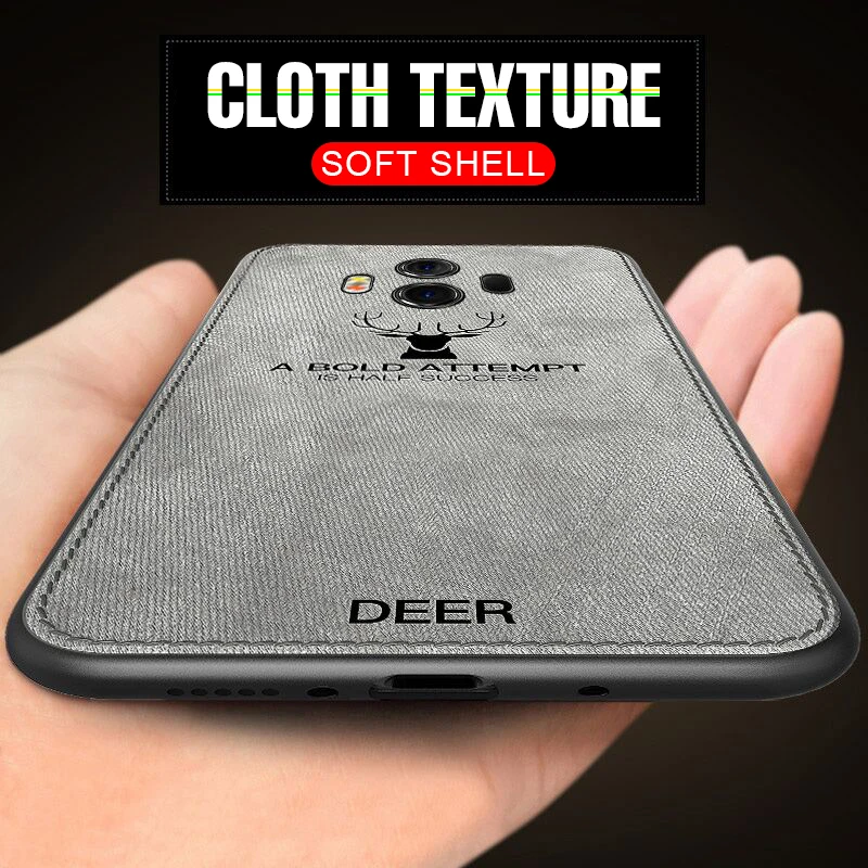 

Luxury Cloth Case For Huawei Honor 8x Max Mate 20 Pro Soft Case Cover For Huawei Honor 10 8 9 Lite Mate 20 Lite Shockproof Case