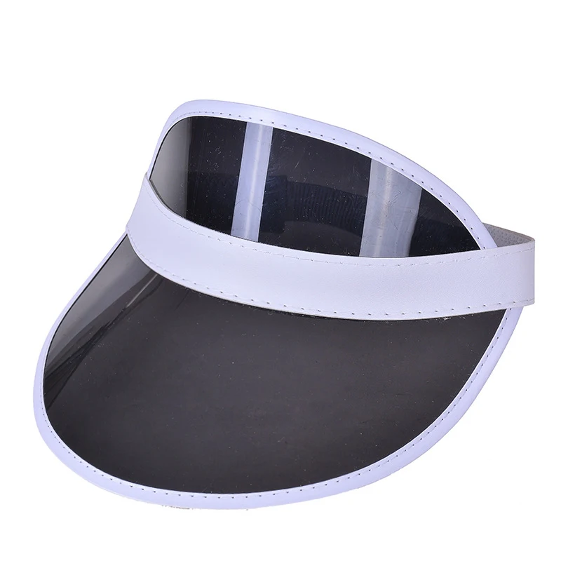 

Summer PVC plastic sun hat Visor cap men and women large size hat casual windproof cap bicycle anti-UV sunscreen cap wholesals