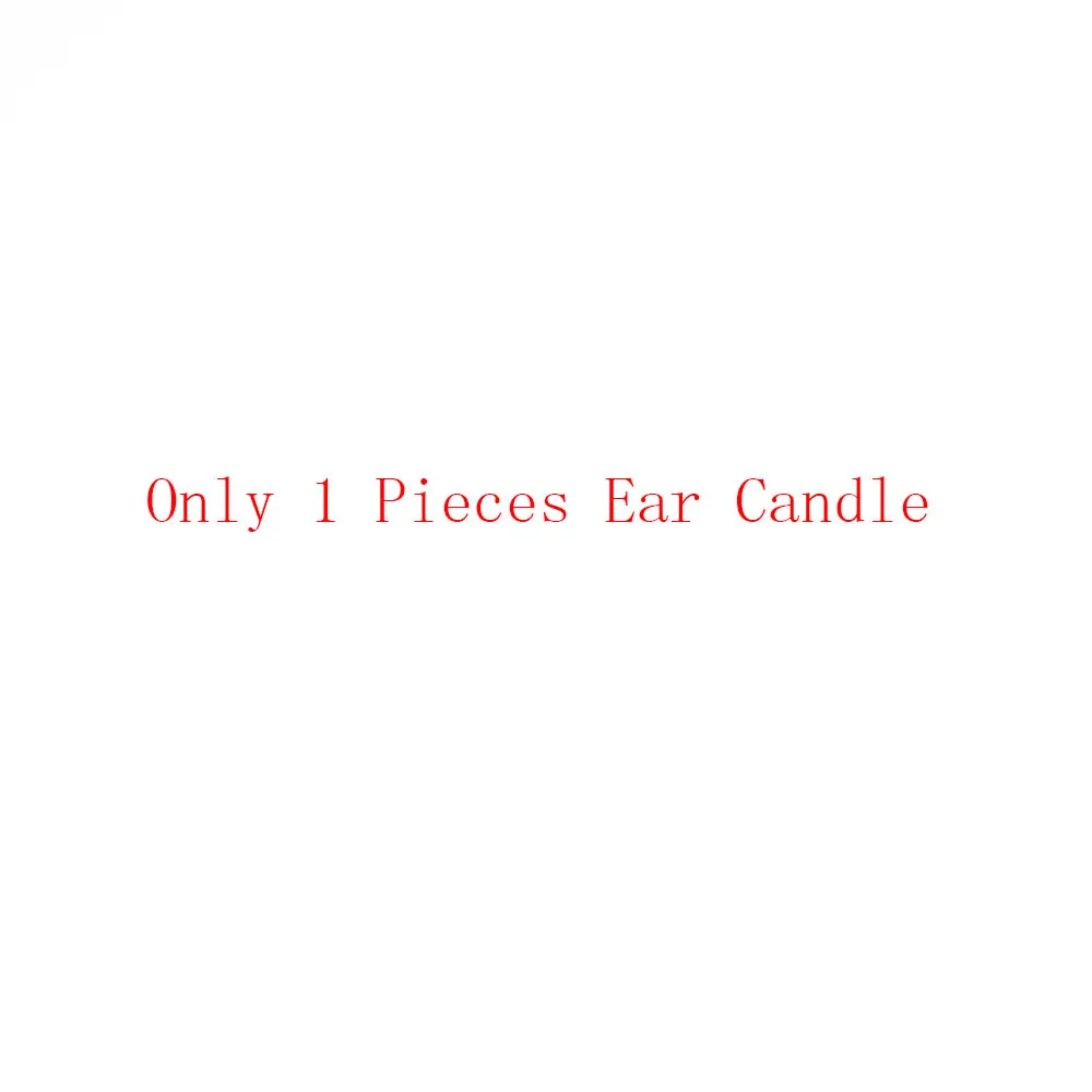 10 шт. Hopi Ear Candle очиститель ушной серы свечи для ушей натуральный пчелиный воск ушной воск инструмент для удаления рога Индиана свечение аромат - Цвет: One Piece