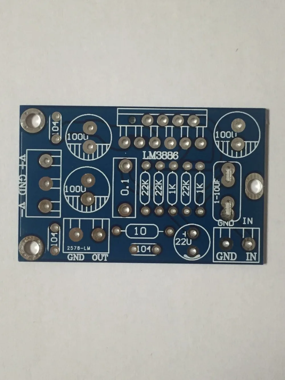 LM3886 1 0 каналов 68 Вт HIFI домашние силовые усилители Цепи PCB пустая плата |