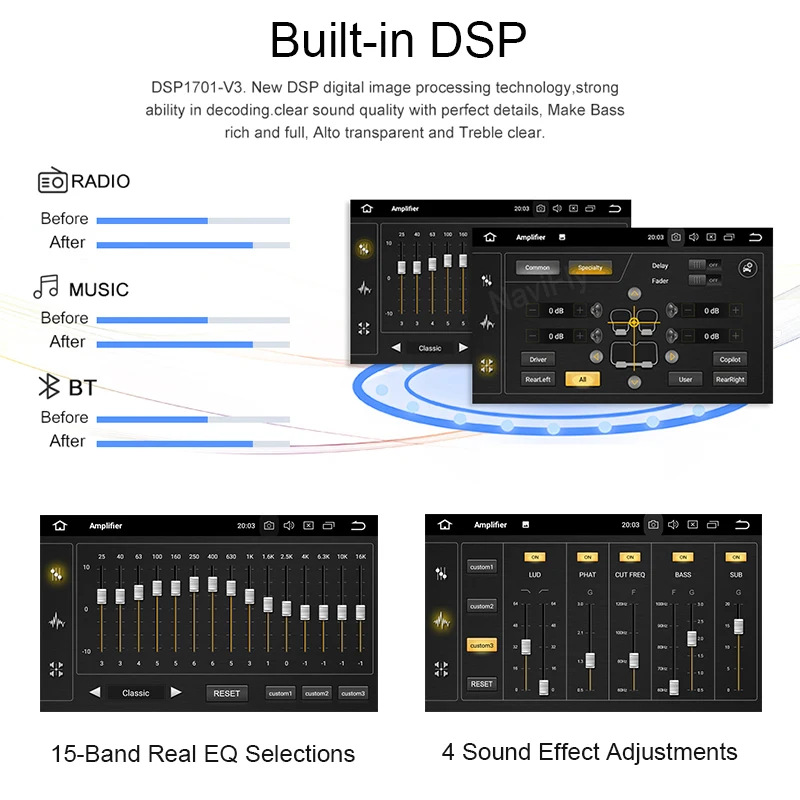 

This is NaviFly Optional accessories DSP Funtion,only for PX30 and PX5 series