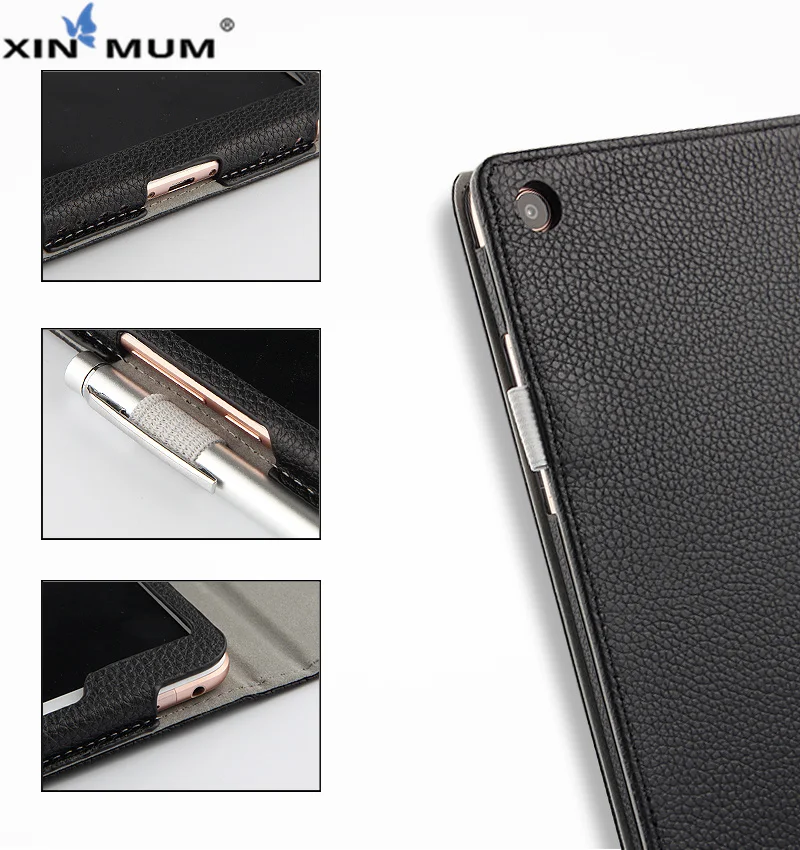 XIN MUM чехол из натуральной кожи для Xiaomi Mi pad 4 Plus 10 1 '' с откидной подставкой