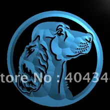 LB672-Irish Setter Dog светодиодный неоновый знак для домашних животных