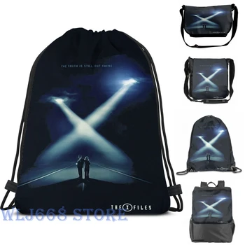 

Funny graphic print shoulder Bags women The X Files The Truth Is Out There Single shoulder backpack travel for men Gym Bag