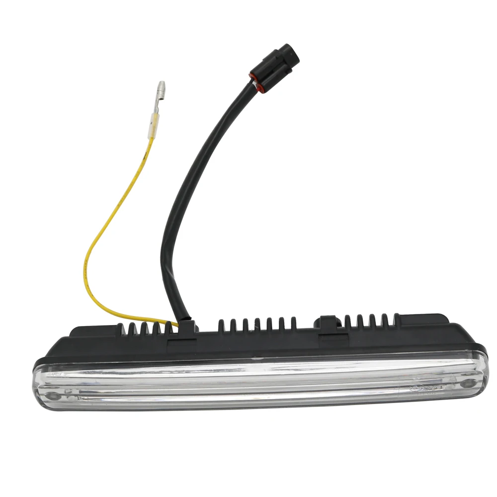 Universal DRL LED Daytime Running Lights Car Lamp External Lights Auto Waterproof Car-styling Led DRL Lamp Amber Turn Signal  (10)
