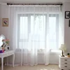 White Curtains Solid White Tulle Modern Curtains for Living Room Transparent Tulle Curtains Window Sheer for the Bedroom 184&30 ► Photo 2/6