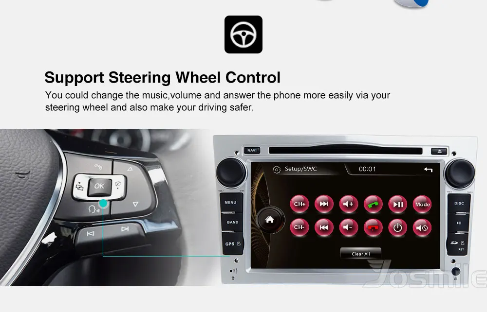 Sale 2 Din Car Radio Multimedia Player For Opel Vectra C Zafira B Corsa D C Astra H G J Meriva B Vivaro GPS Navigation DVD Audio RDS 4