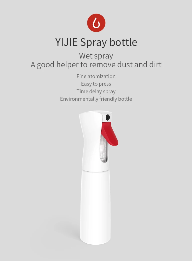 XIAOMI YIJIE Time-lapse Sprayer Bottle Fine YG-01 Mist Water Flower Spray Bottles Moisture Atomizer Pot Housework Cleaning Tools (1)