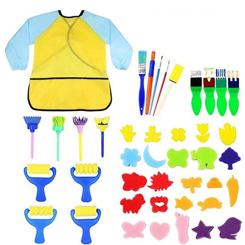 Sponge-Painting-Kit-Bib-Rollers-Shapes-Brushes-Stamp-Flower-Foam-Drawing-Tools-For-Kids-Children-Early (5)