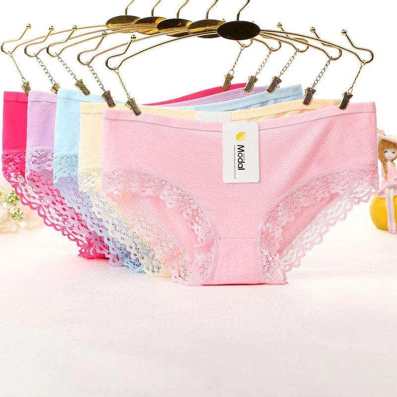 

2018 Woman Low Waist Briefs Female Slim Breathable Ladies Underpants Female Lace Sexy Panties Luxury Seamless Underwear Lingerie