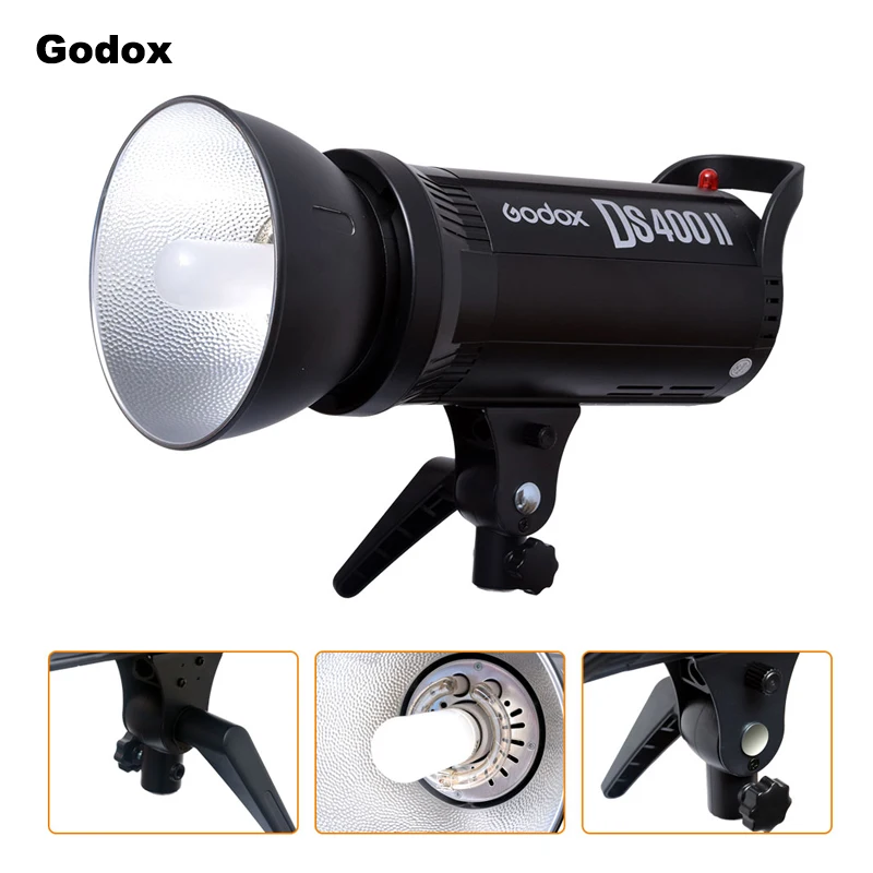 

Godox DS400II 400W 400Ws Compact Photography Photo Studio Flash Strobe Light Lamp Head for Camera 110V/220V