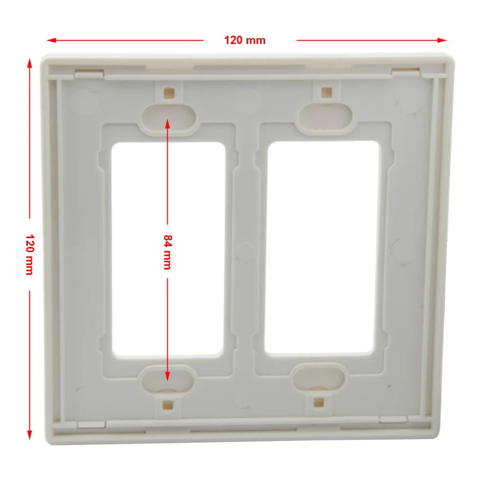 1 Gang 2 Gang 3 No Screw US Style Wall Plate