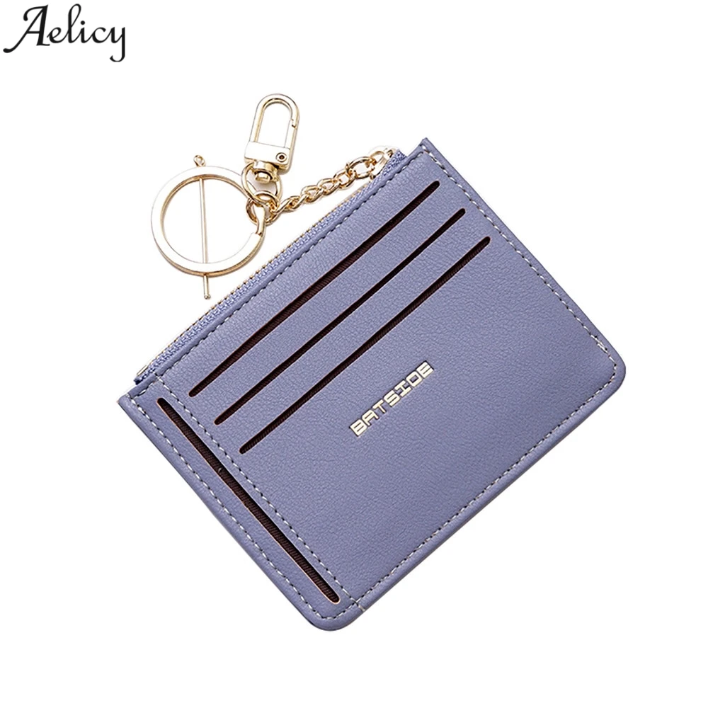

Aelicy Women Simple Short Wallet Solid Hand Take Wallet Designed Pu Leather Credit Card Holders Fashion Purse High Quality