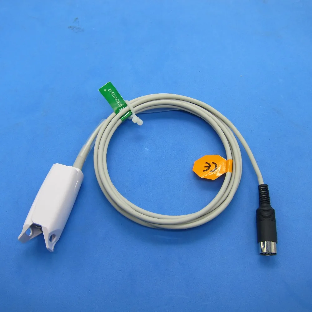 reusable adult finger clip sensor for datascope 8pin on