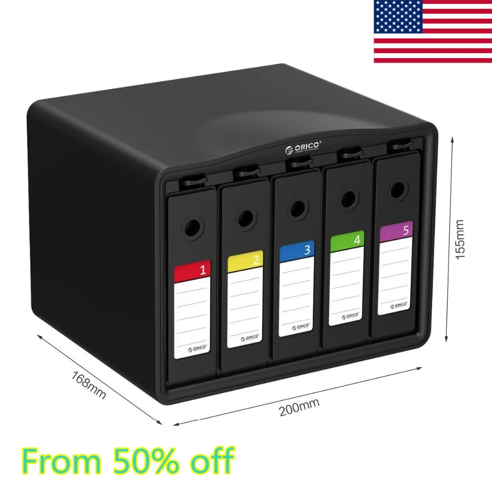 Sisun PHB35 5 5 Bay Hard Drive Carrying Case , Hard Disk Drive