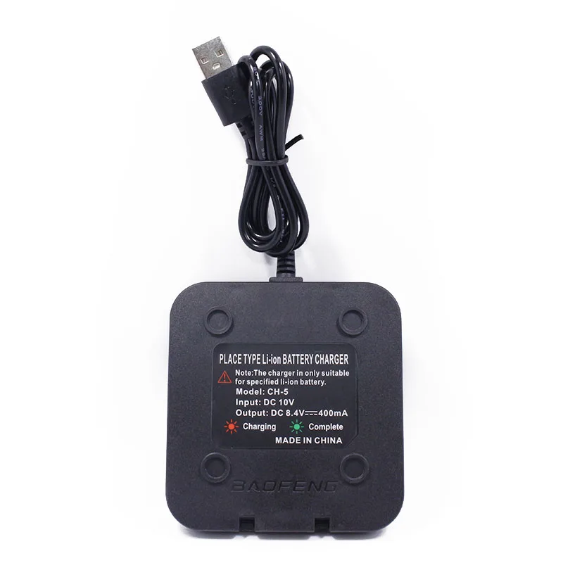 Baofeng UV-5R USB Настольная база Батарея Зарядное устройство для pofung UV UV5R UV-5RE DM-5R dm5r плюс литий-ионный аккумулятор Зарядное устройство CB радио иди и болтай Walkie Talkie