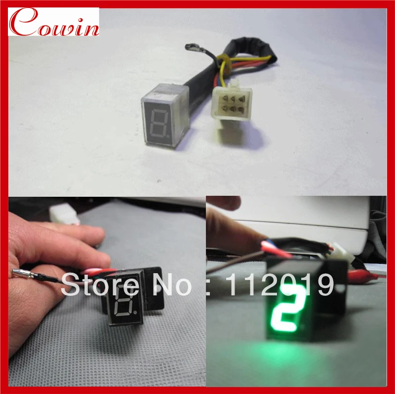 Free Shipping 5pcs/lot Universal Digital shift Gear Indicator for