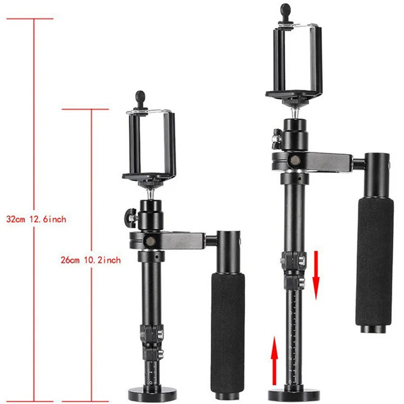 Регулируемый Ручной Стабилизатор для съемки видео Steadycam Steadicam для SJCAM Gopro DSLR камер для iPhone 6 7 Plus samsung Phon