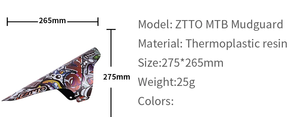 ZTTO 12 шт горный велосипед крыло MTB велосипедный передний задний короткий брызговик AM Enduro DH Велоспорт 26 27,5 29 для горной дороги MTB велосипед