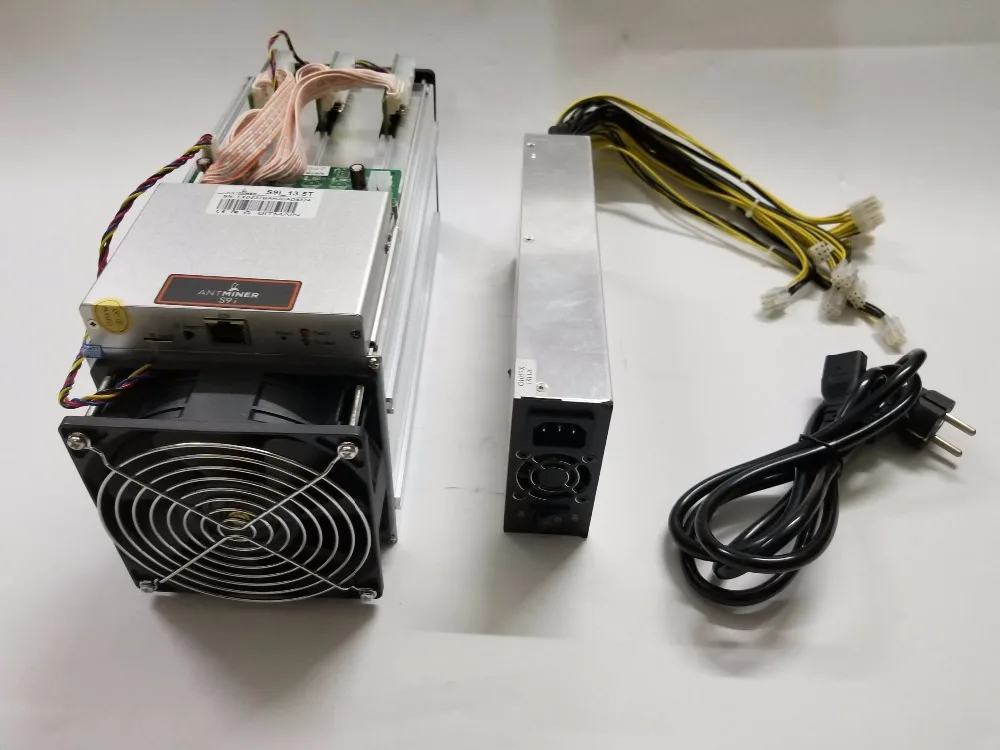 AntMiner S9i 13,5 т Bitcoin Miner с Питание 1800 Вт Asic BTC МПБ Шахтер лучше, чем WhatsMiner M3 T9+ V9 S7 S5