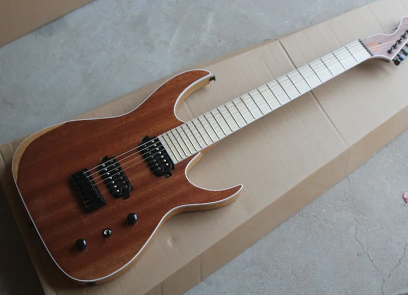 Buy Top Quality Maple fingerboard 7 strings Red brown