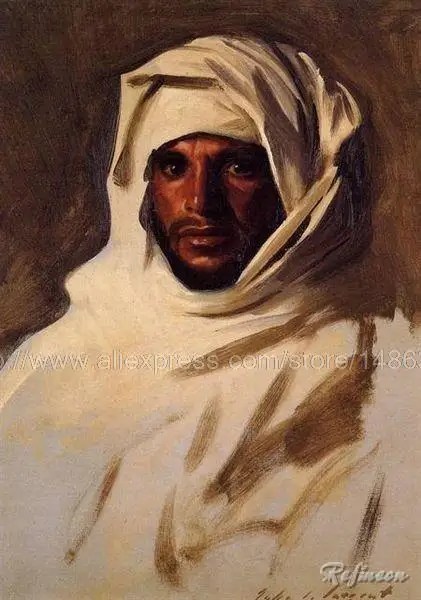 John Sargent Bedouin Arab Oil Painting paint Famous Realistic Paintings