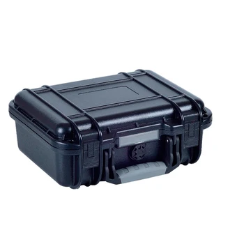 

Inner size 250*180*95.5mm IP67 black shockproof dustproof carrying case with die cut foam