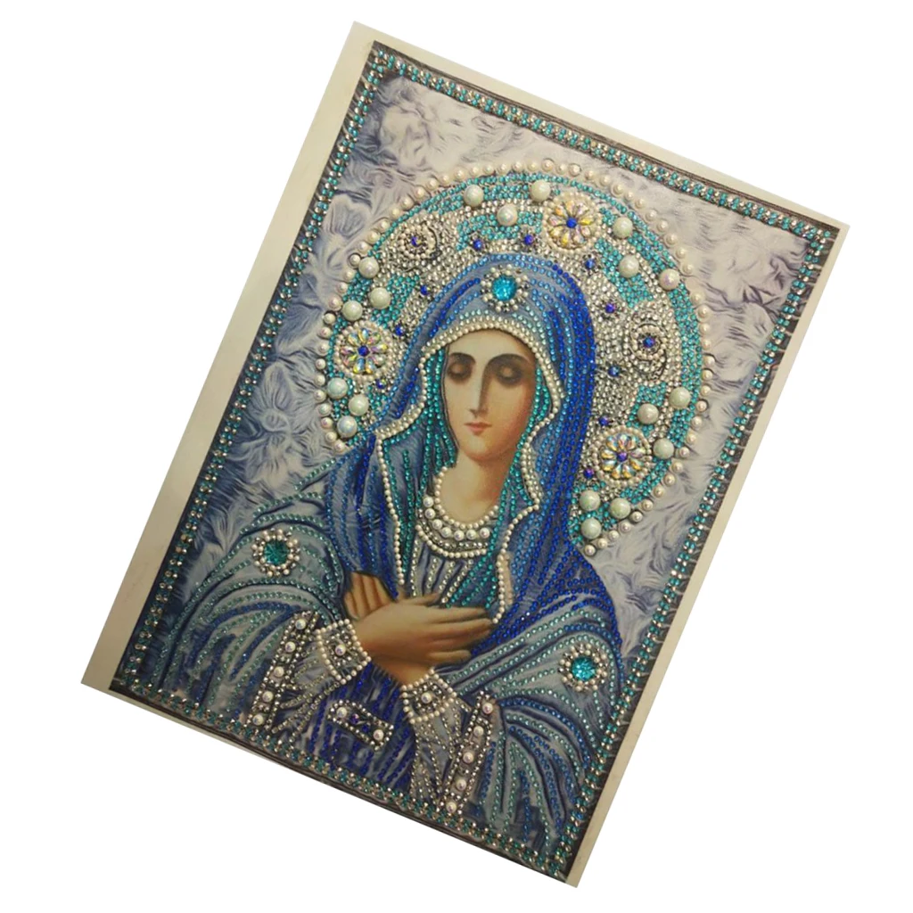 DIY Special Shaped 5D Religion Diamond Painting by Number Kit Partial Drill Rhinestone Embroidery Arts Craft 