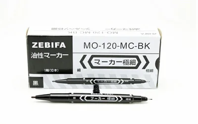 

5PCS Tip Brush Marker Pen Permanent tattooing make up Sketch Oil-based Board Oily Waterproof marking dry fast tattoo accessories
