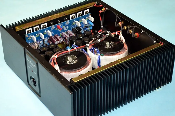 

YS HIFI Merge style power amplifier base on KSA100 Circuit Class AB 265W+265W With 2 toroid transformers