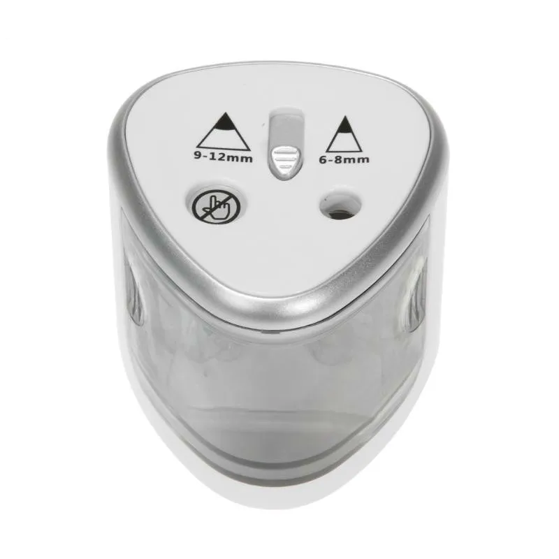 

ZTNew Automatic Electronic Pencil Sharpener Two-Hole Touch Switch Kids School Stationery Tool Apply To 6-8mm And 9-12mmZLu 8