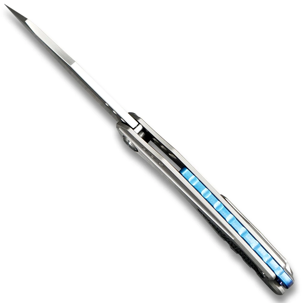 TwoSun d2 лезвие складной карманный нож тактические ножи охотничий нож инструмент для выживания EDC TC4 титановое углеродное волокно Быстро открывающийся TS22