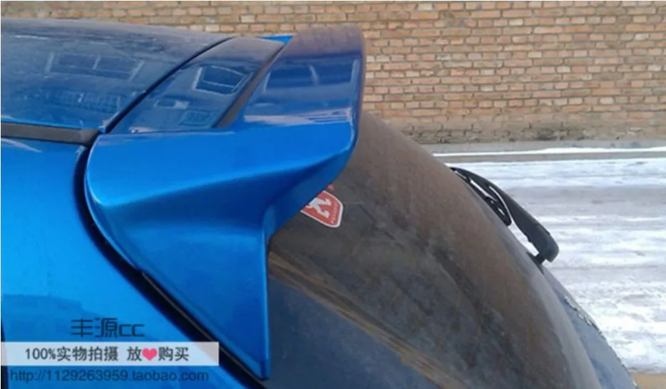 Спойлеры для задних крыльев Peugeot 207 2008.2009.2010.2011.2012.2013 крышка багажника высокого