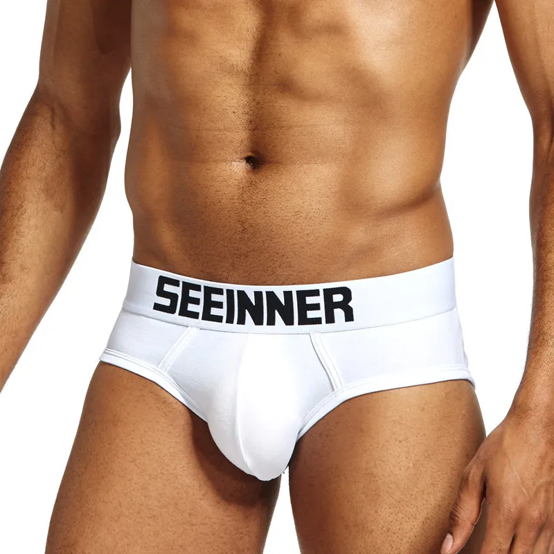 

Brand new men sexy Underwear briefs men underpants Sexy Gay underwear cotton men shorts size XL