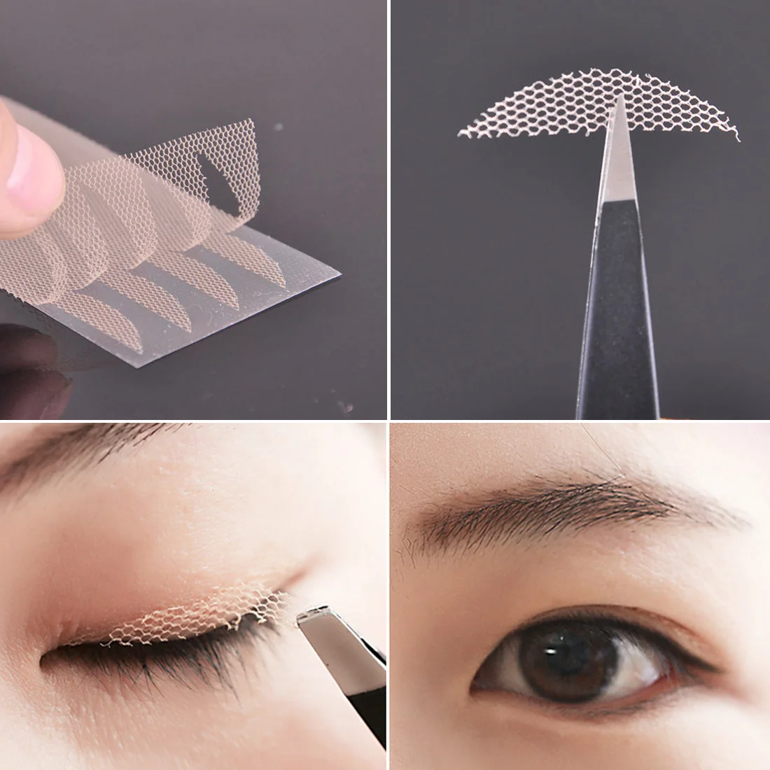 

Lace invisible double eyelid stickers 120pcs mesh double eyelid stickers no trace double invisible double eyelid stickers