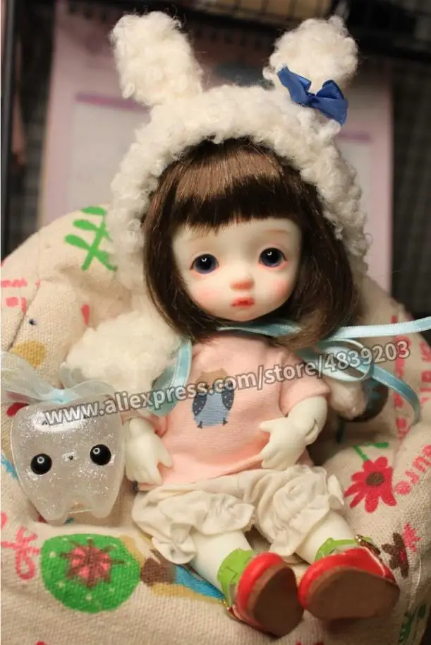 

BJD Doll 1/8 Chika Baby doll Joint Doll Free Eyes