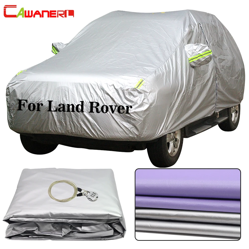 

Cawanerl For Land Rover Freelander Discovery Evoque Range Rover Full Car Cover Sun Snow Rain Resistant Waterproof Auto Cover