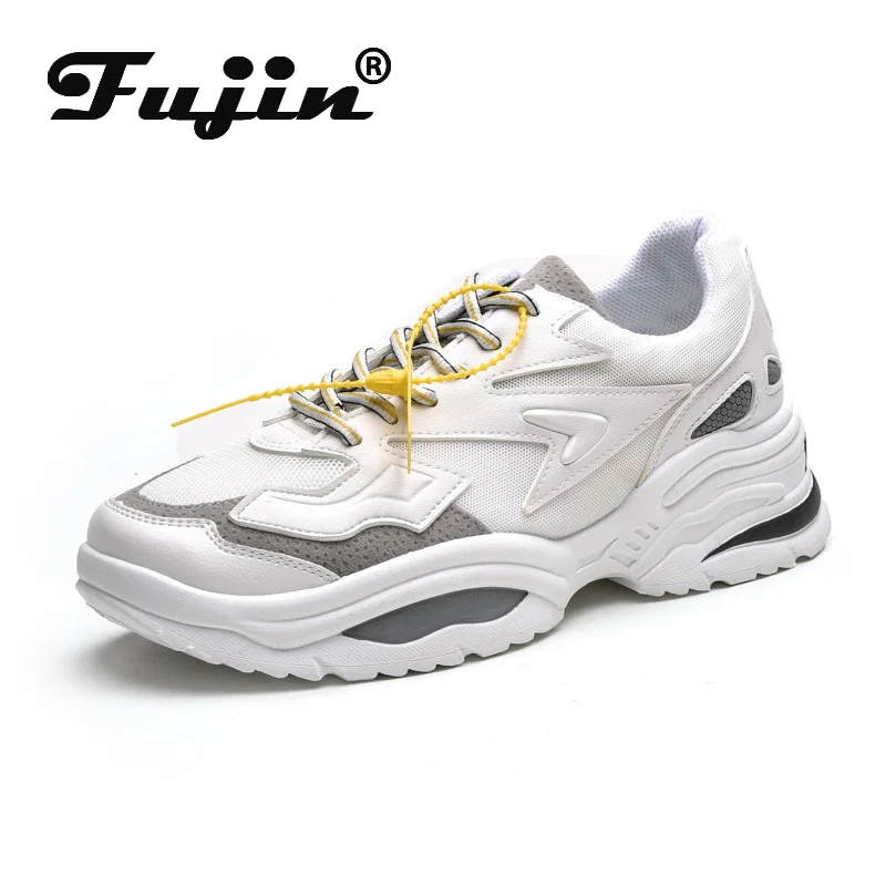 Женские кроссовки на толстой подошве Fujin осенние платформе Прямая
