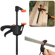 

Ratchet Release Speed Squeeze Wood Bar F Clamp Hand Tool Fast F Woodworking Clip