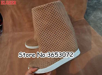 

Hollow Out Summer Women Sandal Boots Shoes High Platform zapatos de mujer Lady Boots Luxury Brand Style Outdoor Fashion Shoes