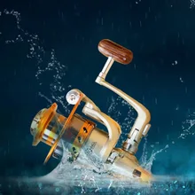 EF500-7000, водонепроницаемая катушка для baitcasing 12BB, спиннинговая Рыболовная катушка из углеродного волокна, рыболовные снасти с металлическим коромыслом, горячая распродажа