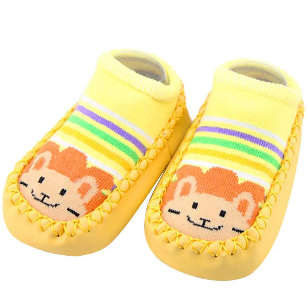 Обувь для новорожденных; обувь для маленьких девочек и мальчиков; нескользящие носки с рисунком для новорожденных девочек и мальчиков; тапочки; ботинки