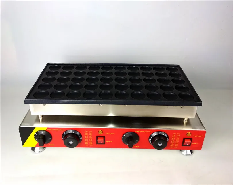 Street Snacks Dutch Poffertjes Grill Electric Mini Pancake Machine 50