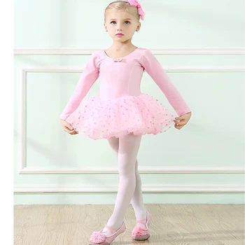 

Classical Professional Ballet Tutu Dancewear Pink and Black dot; Girls Dance Costume Performance Ballet Dress For Children