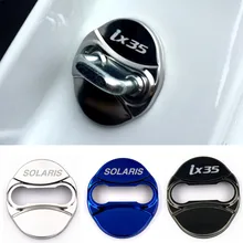 Для hyundai ix35 Solaris аксессуары 4 шт. крышка дверного замка автомобиля из нержавеющей стали для стайлинга автомобилей Для hyundai ix35 Solaris аксессуары 4 шт. крышка дверного замка автомобиля из нержавеющей стали для стайлинга автомобилей