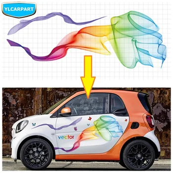 

For Benz Smart,Car pull flower sticker