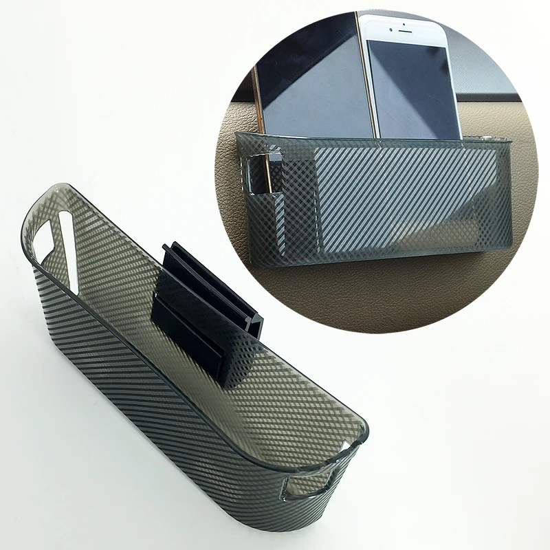 

Universal Car Parts Storage Plastic String Bag Bin Cup Phone Mobile Gadget Holder Pocket Hook Auto Inner Accessories