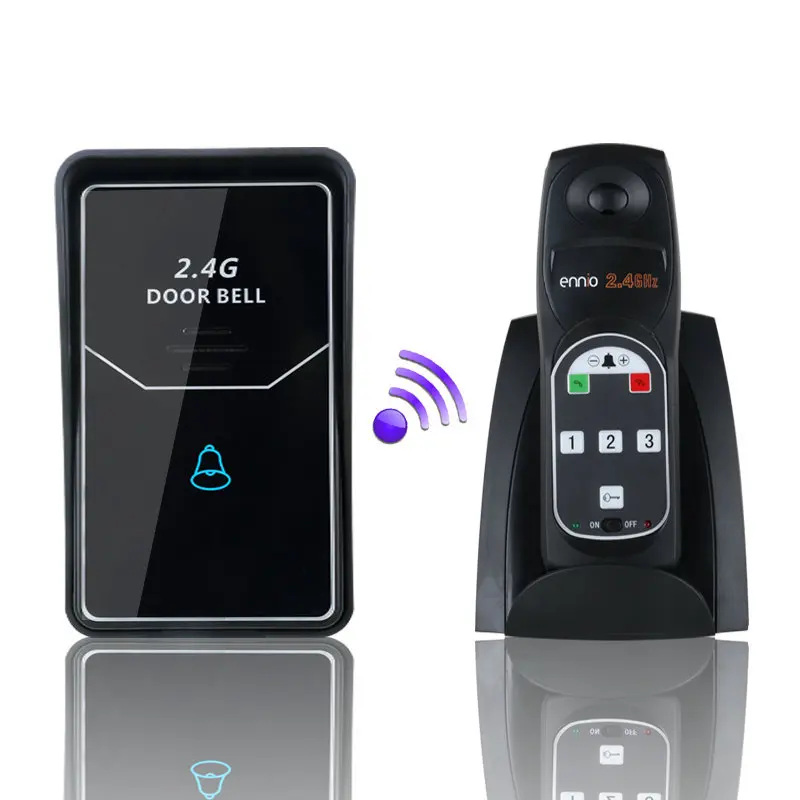 

TOP Quality 2.4G Digital wireless audio door phone doorbell intercom system