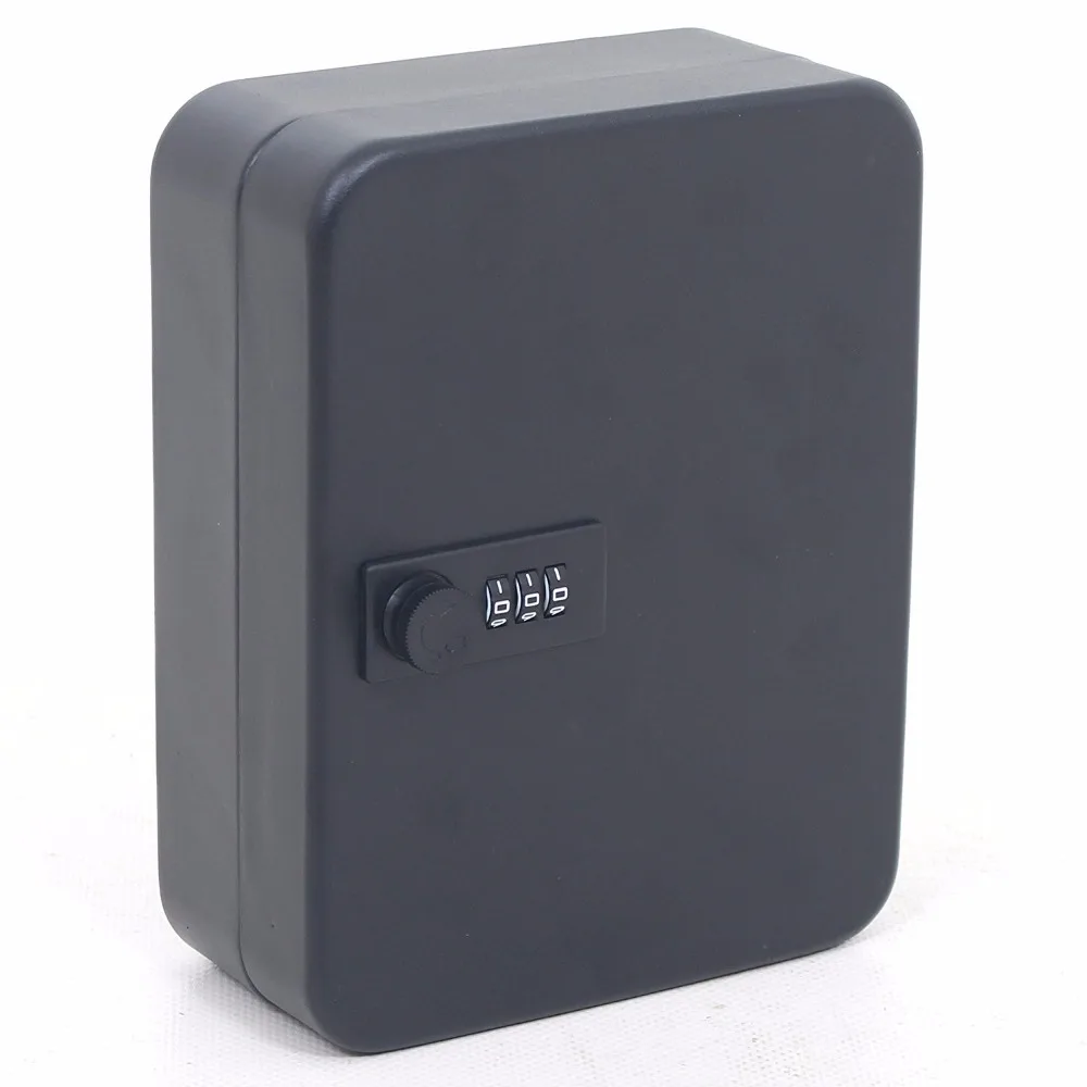 With 36 Tags Wall Mounted Lockable Security Metal Key Cabinet Box Safe Storage For Property Management Company Office